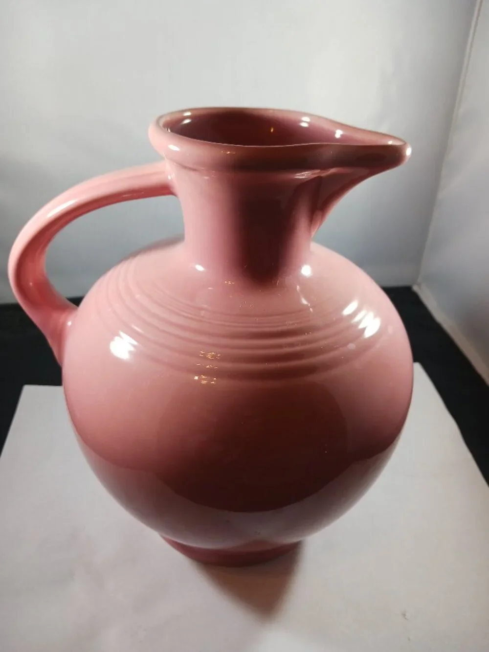 Vintage Fiesta Ware Pink Carafe